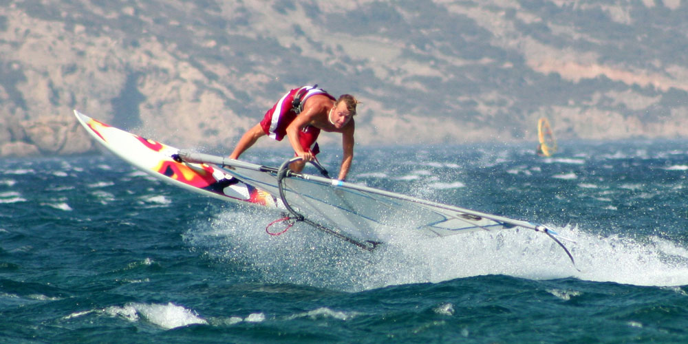 Windsurfen in Griechenland