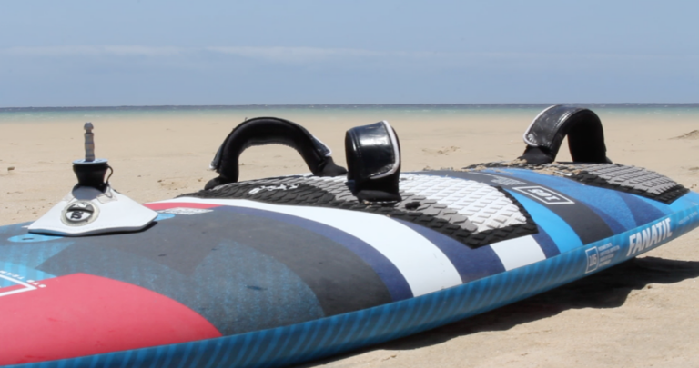 Windsurfboard in Risco del Paso auf Fuertoventura